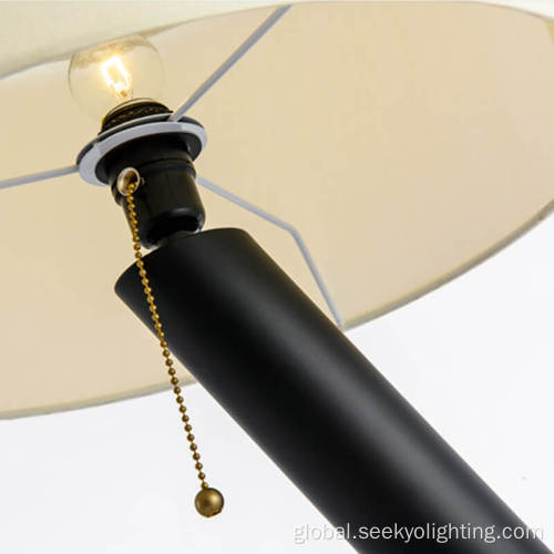 Black Wrought Iron Table Lamps Contemporary decorative table lamp with slanted body Manufactory